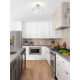 Hales - 17 Inch LED Semi Flush with Clear Glass