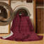 Machine Washable Solid Red Area Rug-2123844377