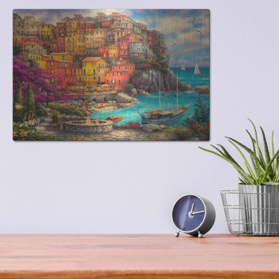 " A Beautiful Day At Cinque Terre " by Chuck Pinson