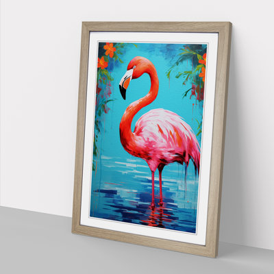 Flamingo Pop Art - Framed Print