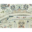 Tapis ivoire en laine Cante One-of-a-Kind Cante