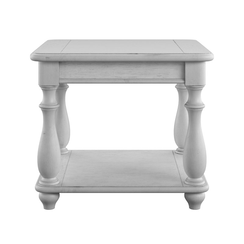 Table de bout carrée grise