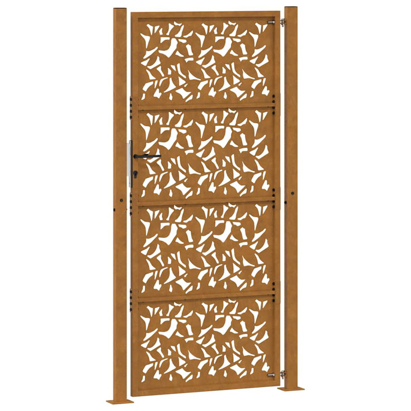 Weathering Steel Gate, Rusty, 105 x 205 cm