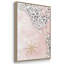 Carte rose du guépard - Toile encadrée multi-pièces-445944129-445944136