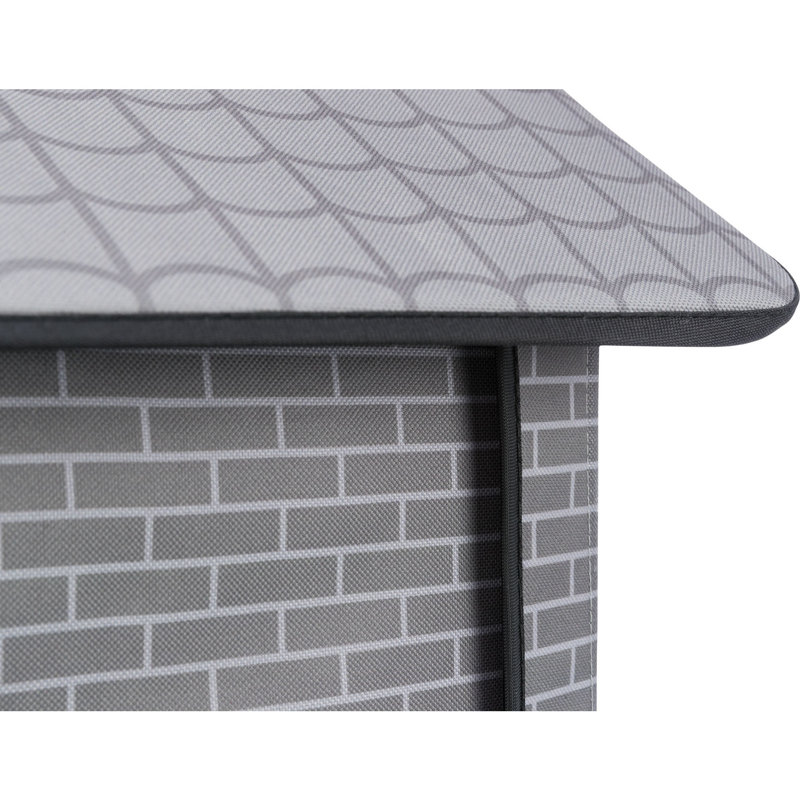 Small Gray Insulated Plastic Outdoor Pet House