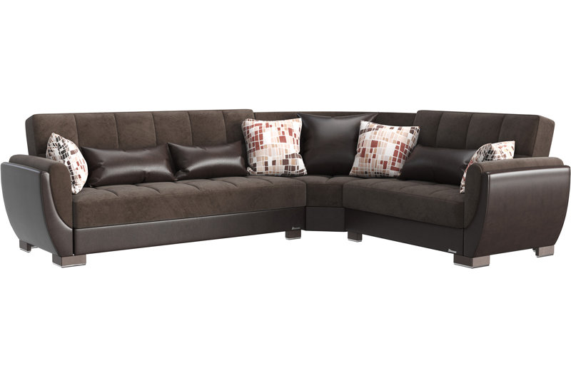 Canapé modulaire rembourré avec rangement PrimeNest SkyHaven