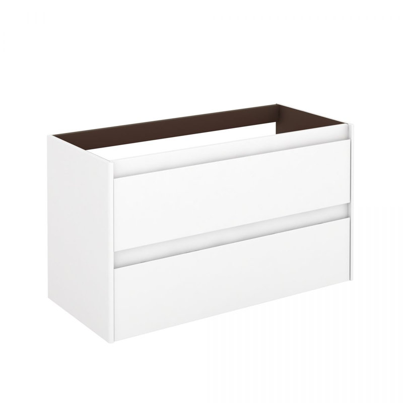 Ambra 39.6'' W Single Vanity, Gloss White