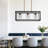 Modern 3-lights Rectangular Pendant Light Dimmable