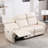  78.7" Wide Contemporary and Soft Power Reclining Sofa With USB Port
