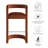 Winslow Performance Velvet Stool-107104050-107104052