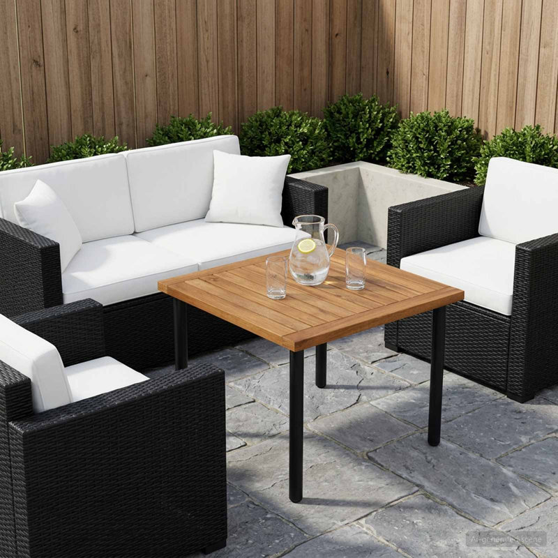 Solid Wood Table Top, 2cm H x 48.5cm W x 49cm D