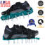 1 paire de chaussures d'aérateur de pelouse avec ailettes pour chaussures