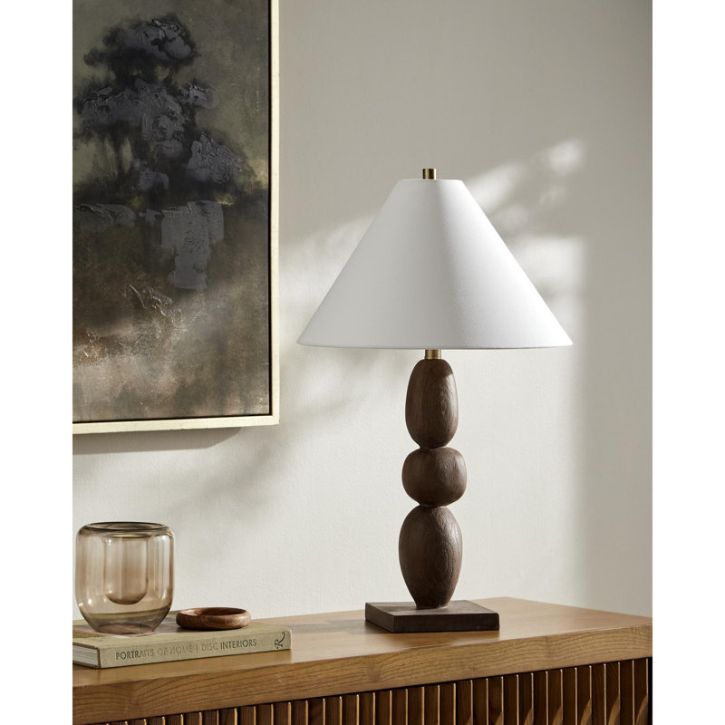 Table Lamp, Dark Brown