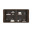 Rivington Buffet à 4 tablettes brun noyer-116172213