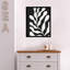 Retro Matisse Inspired Abstract Botanical 3 Black-1850115859-1850115863