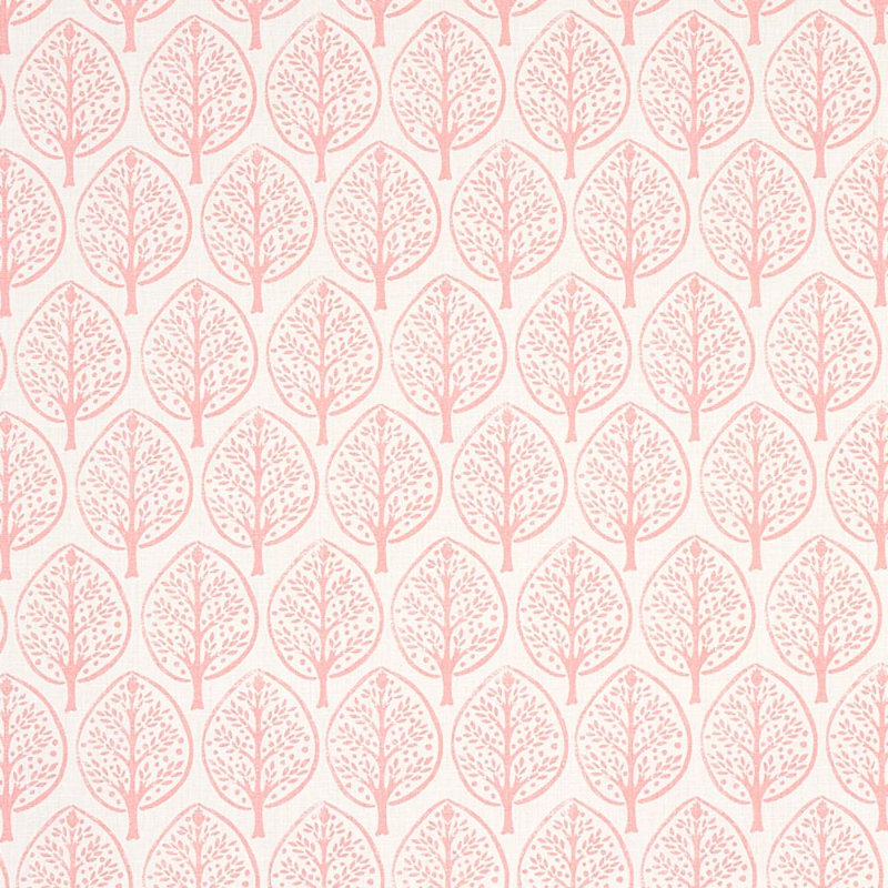 Schumacher x Molly Mahon Mini Burchetts Fabric, Pink