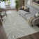 Celeta Abstract Rainbow Striped Area Rug - Colorful Modern Carpet for Living Room, Bedroom, or Office Decor