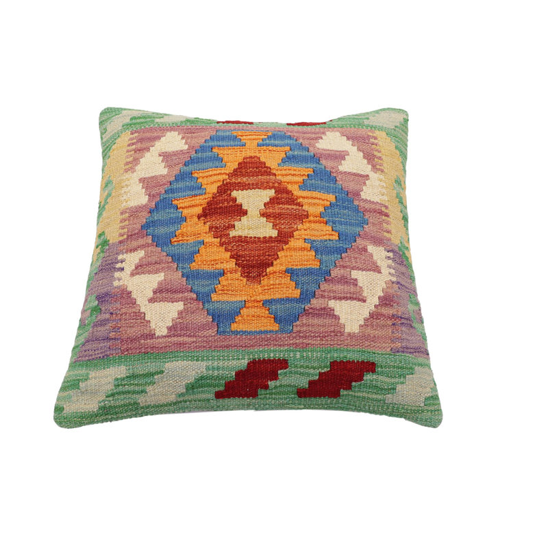 Housse et insert de coussin carré 100% laine 