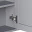 Armoire de rangement de salle de bain avec miroir, armoire à pharmacie avec tablette en bois réglable et portes-851478171