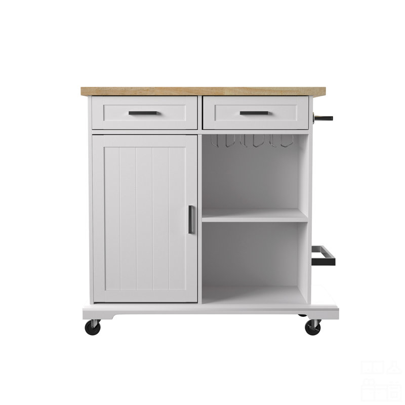 Îlot de cuisine avec rangement