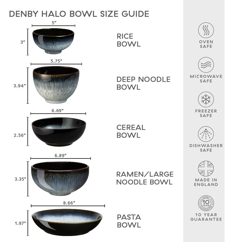 Denby Halo Ramen/Large Noodle Bowl
