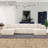 Boneless Modern Modular Oversized U-Shaped Sectional Sofa With 8 Pillows-865453912