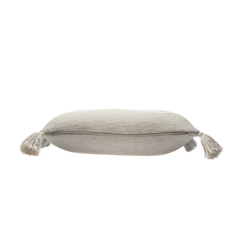 Bereber Classics Lumbar Pillow Cover & Insert, Beige