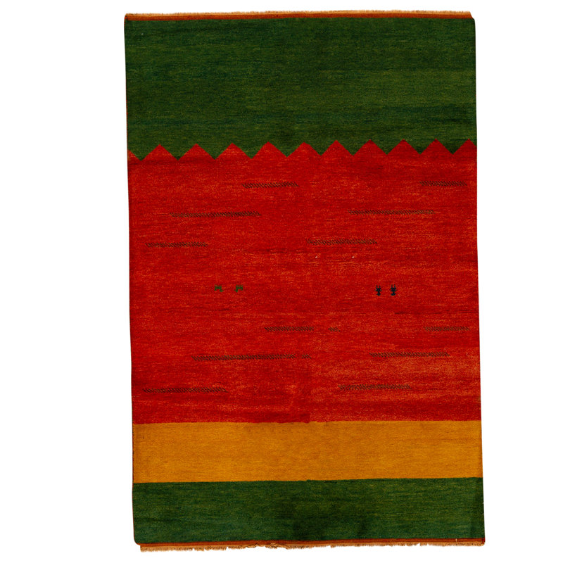 Tapis multicolore de haute qualité noué à la main