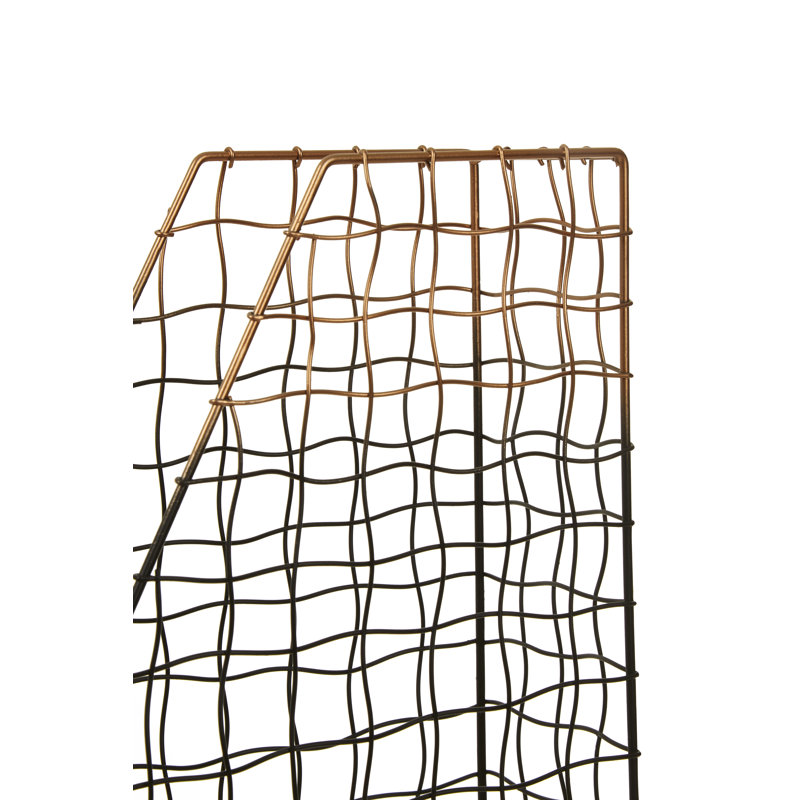 Larrison Metal Free Standing Magazine Rack