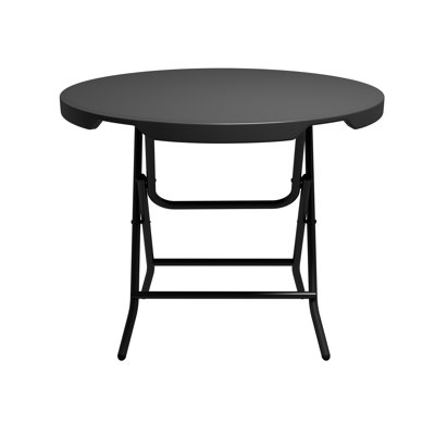 Round 32'' HDPE Outdoor Patio Dining Table