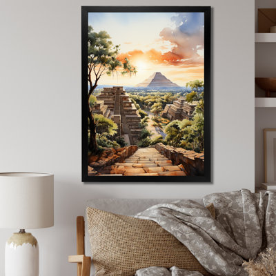 Aveleen, Mexique, Teotihuacan, lever de soleil, réaliste