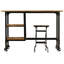 Feller Solid Wood Steel Writing Desk