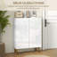 Armoire à chaussures étroite, blanc-1222634155