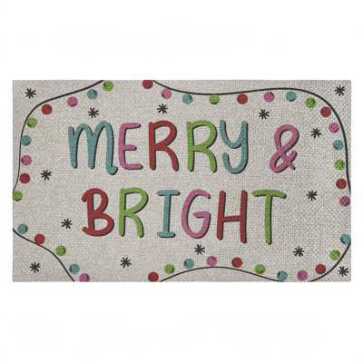 Paillasson Merry & Bright Ornament