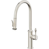 Davoli Pull-Down Kitchen Faucet with Squeeze Sprayer - High Arc Spout