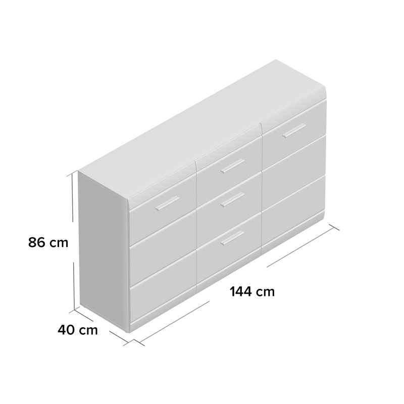 GW-Adana 144cm Sideboard