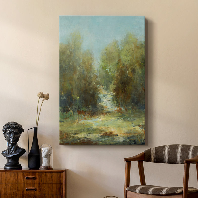 Une promenade dans les bois - galerie Cavas sur mesure, H 12 po x l 8 po