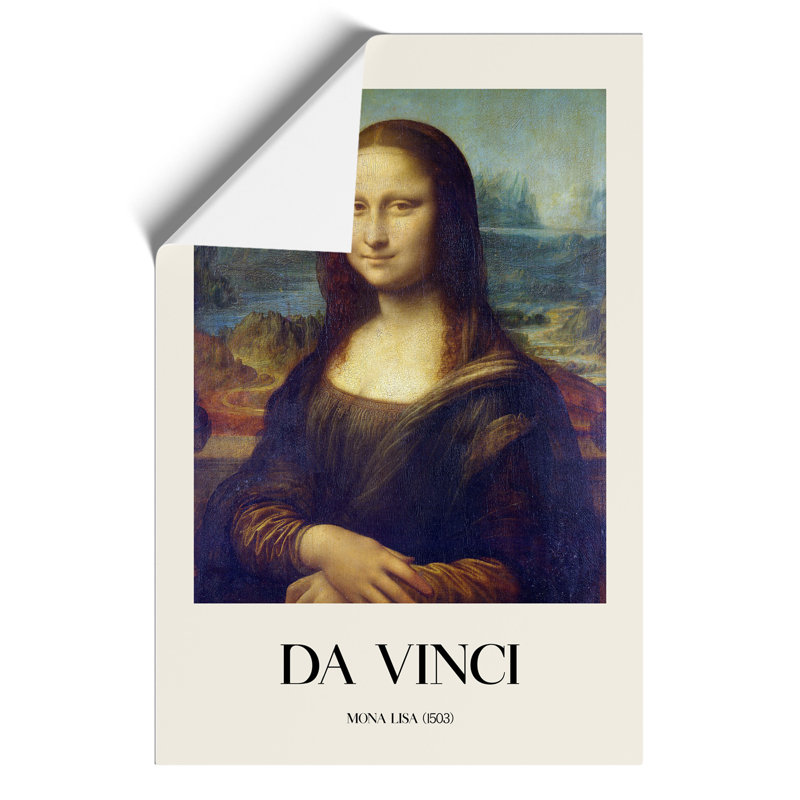 The Mona Lisa by Leonardo Da Vinci - No Frame Painting, 42cm H x 30cm W x 0.1cm D