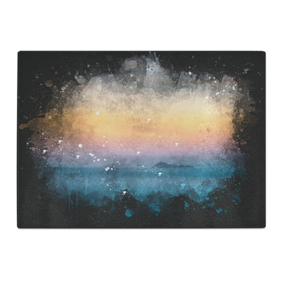 Tempered Glass Beautiful Beach Chopping Board