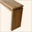Console 60 po Farmhouse - Table d'entrée en bois rétro avec suspension à double panneau-1757231615