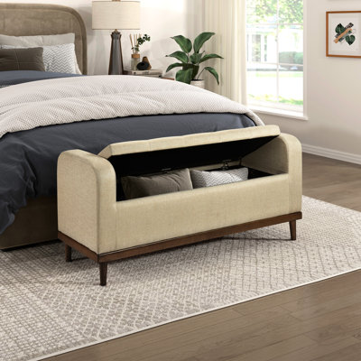Banc de rangement Mid-Century