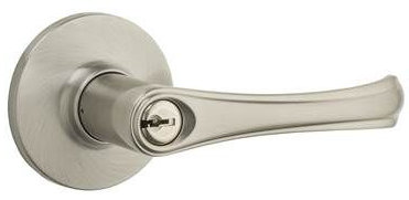 Grapevine Safelock Keyed Door Lever Kwikset 