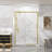 44"-48"W X 74"H Single Sliding Semi-Frameless Shower Door With Clear Glass-108225254
