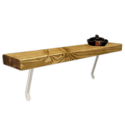 Wood Radiator Shelf with Reclaimed Wood