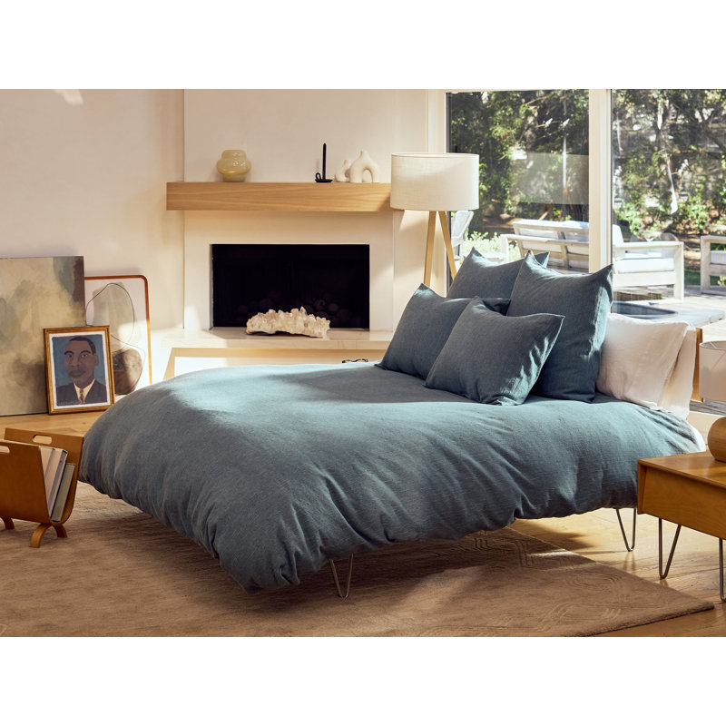 Toro Canyon Duvet Cover, Marine, Full/Queen Duvet Cover