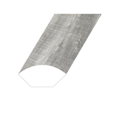 Vinyl 0.6" Thick x 1.1" Wide x 94.5" Length Quarter Round