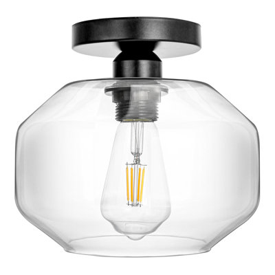 9.05"Semi Flush Ceiling Light