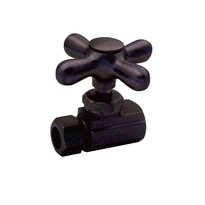 IPS Straight Stop, Polished Brass