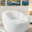 Fauteuil d'appoint pivotant rembourré-92930527
