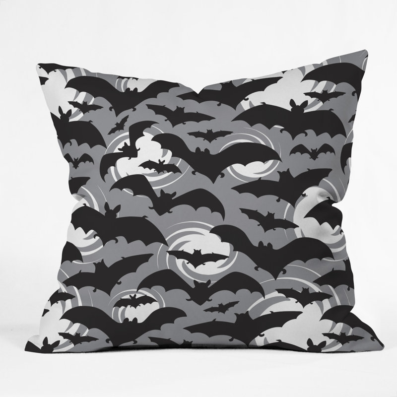 Coussin Heather Dutton, 26 po x 26 po, Gris